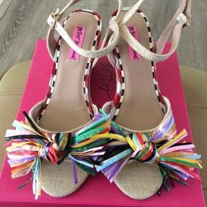 Betsey Johnson Lizzie Wedge Sandal